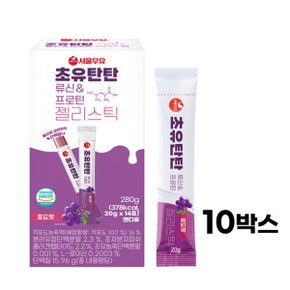 초유탄탄 류신 프로틴 젤리스틱 14p x10개