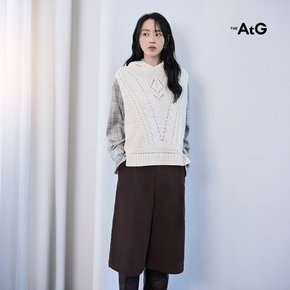 [미리주문10%]26FW 울블렌드 후드 케이블 베스트