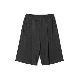 애드호크 남성 풀밴딩 골지 쇼츠 (BLACK) (HC4SP10)