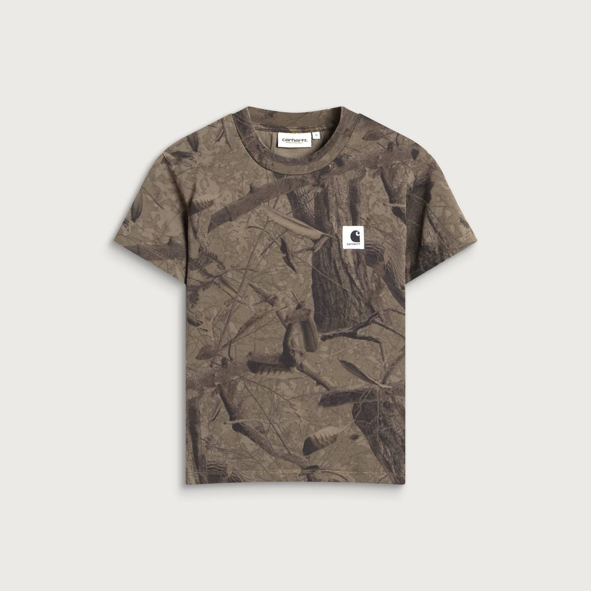 확대된 대표 Carhartt WIP Feather Tree Print Baby T-Shirt