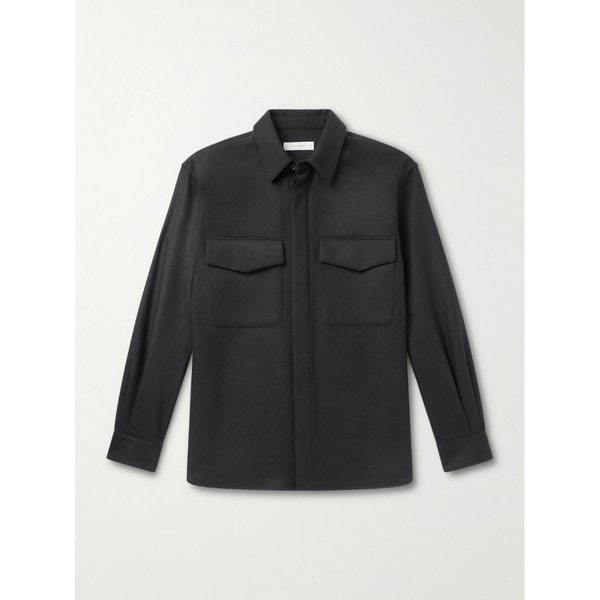 유밋 베난 조나 울 블렌드 트윌 오버셔츠 46376663163004104