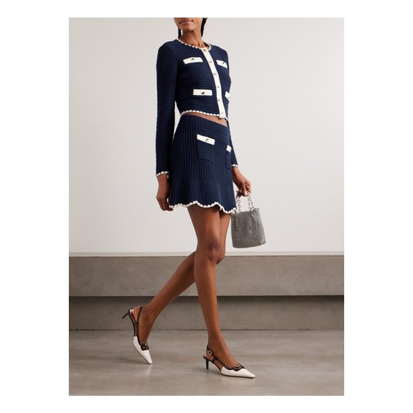 니트 미니 스커트 네이비 1647597338867207