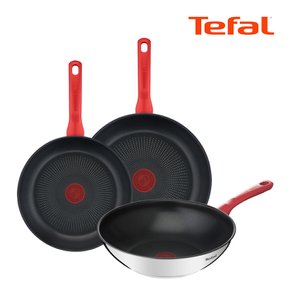 [BIZ][TeFal] 테팔 에디션 레드 인덕션 프라이팬 3종 26+30+멀티팬28cm