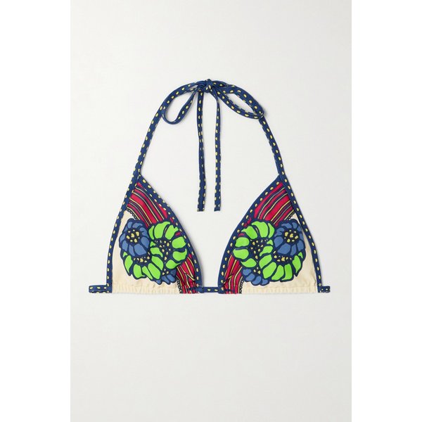라더블제이 프린트 트라이앵글 비키니 탑 46376663162953493