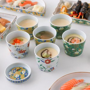  일본 직수입 자왕무시(컵+종지) 세트 / 일본식 계란찜