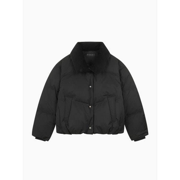 나노 트윌 글로시 패딩_SAPD34561BK