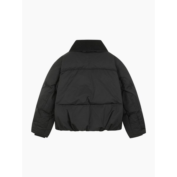 나노 트윌 글로시 패딩_SAPD34561BK