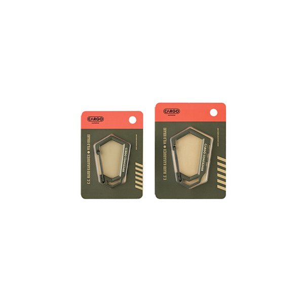 Hard Karabiner D 5ea_M/L khaki,beige,black,gray