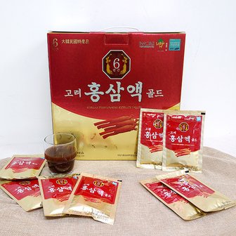 더조은푸드 [참꿀마을] 6년근 홍삼액골드 70ml x 60포