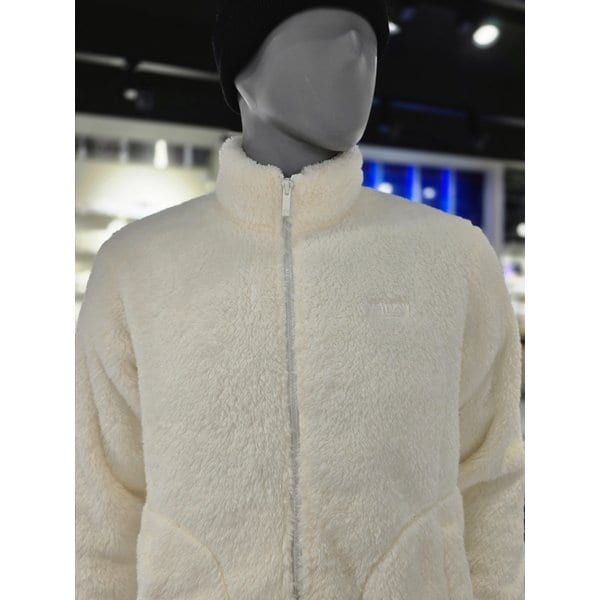 [파주점] 공용 베이직 실키보아 플리스 자켓 (FS2PLG4101X-SWH)