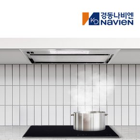 경동나비엔 600장 주방 가스렌지 매립식 히든 레인지 하이드 후드 RGM350-06PAA