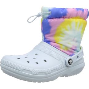 영국 크록스 레인부츠 Crocs 남녀공용s Classic Lined Neo Puff Tie Dye Boot 1749842