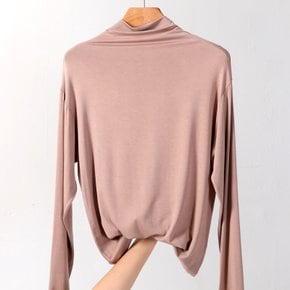 니꼬야 쿨링 목 폴라 모달 긴팔 티셔츠 요가복 필라테스복