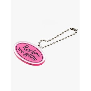 OVAL LOGO 아크릴 키링 PINK