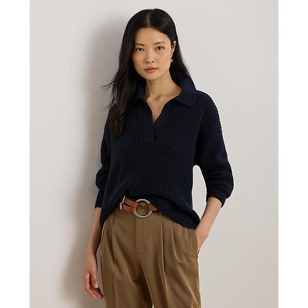 울 블렌드 폴로 스웨터(WMLRSWES6820780410)