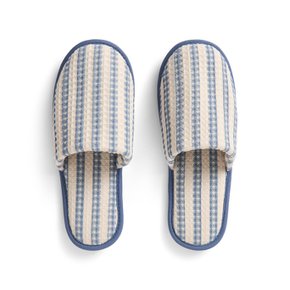헤이 HAY Waffle Slippers Stripe dusty blue 와플 슬리퍼 스트라이프