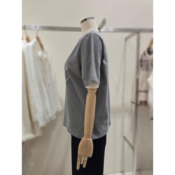 [부산점] 레터링 반팔 티셔츠 (NJW5SE210)