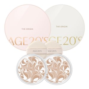 애경 [시크릿특가] 2024 NEW AGE20S 디오리진 에센스 팩트 12.5g 본품+리필 (SPF50+ PA+++)