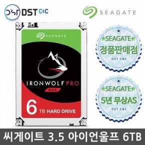 [SEAGATE 정품판매점]씨게이트 아이언울프 프로 IronWolf Pro 6TB HDD 하드디스크[ST6000NT001]