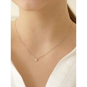 [Silver925]Moissanite 0.5Carat Necklace_DN0001