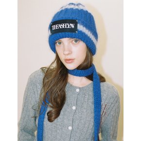 STRIPE ANGORA BEANIE (2 COLORS)