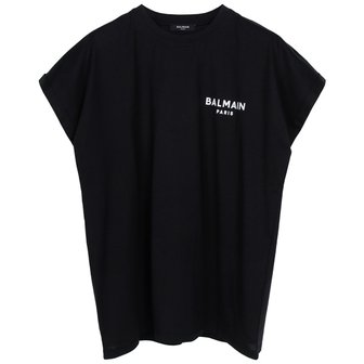 발망 24SS 블랙 로고 티셔츠 CF1EF010 BB01 EAB
