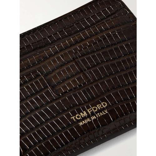 [해외배송] TOM FORD 리자드이펙트 글로스레더 카드홀더 Y0233-LCL381G B0080983849