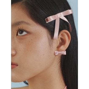Tiny Love Ribbon Earrings_3Color