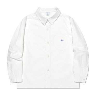 Lee Kids 베이직 포켓 셔츠 화이트 LK2501SH03WH