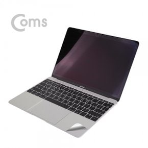 [ID423] Coms 맥북 팜 레스트 스킨(Silver) Macbook 13.3형Retina / 팜 가드/ 보호필름