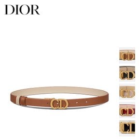 디올 DIOR Saddle 리버시블 양면 송아지 가죽 벨트