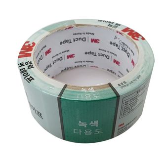 오너클랜 3M 스카치 강력 면 테이프 녹색 46mm10m