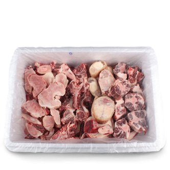 전통참한우 사골2kg+잡뼈2kg+우족1kg+꼬리반골1kg (실속형/다짐육증정)