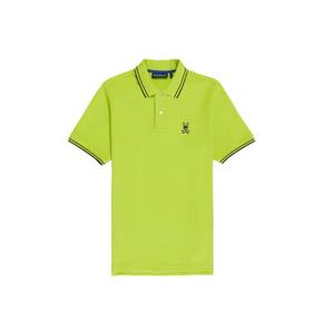 4847606 Psycho Bunny Mens Posen Matte Pique Polo Acid Lime B6K327Z1PC-ACL