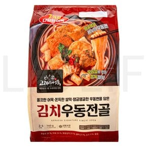 김치우동전골 밀키트 (냉동) 740g 1개