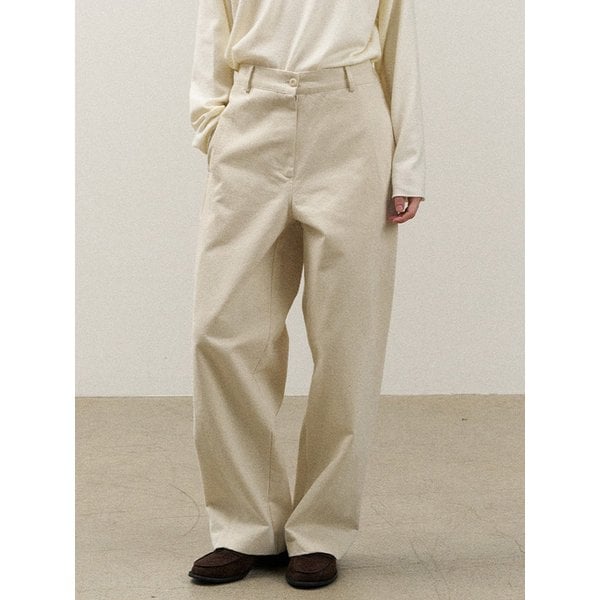 Hamel Cotton Pants (Cream)
