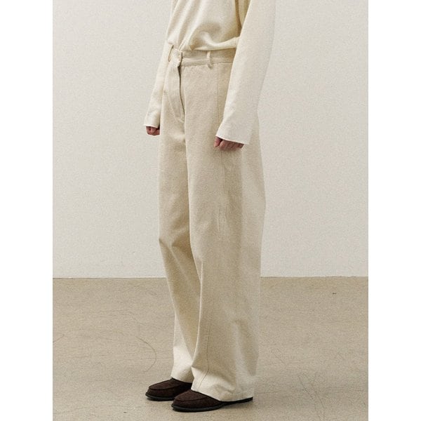 Hamel Cotton Pants (Cream)