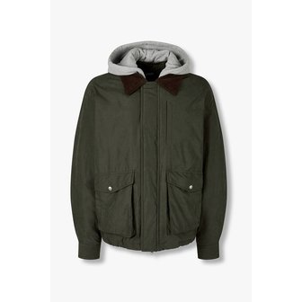 STUDIO TOMBOY [리오더, MEN] 아웃포켓 MA1 후디 다운 점퍼 9155414122150