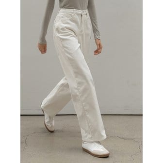 NONANDNON CORDUROY WIDE NAPPING PANTS_NFPT4146 (IVORY)