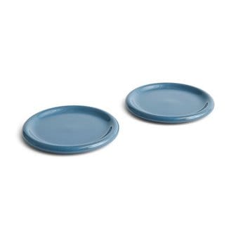 엑스투 헤이 HAY Barro Plate Ø24 (Set of 2) 바로 플레이트 세트 Ø24 다크 블루