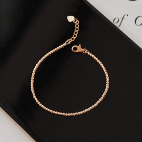 18k 미러 컷팅볼 팔찌 2mm