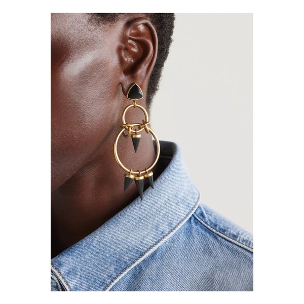 비 위드 유 골드톤 레진 이어링 브라스 46376663162889720