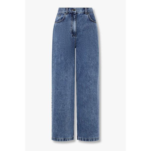 워싱 스트레이트핏 데님팬츠 9196162507055