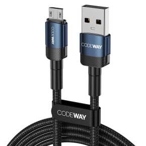USB2.0 마이크로5핀 고속충전 메탈 케이블 1M TU5156-1M 데이터전송 Micro5P 3A TU5156-1M 코드웨