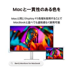 BenQ IPS P3 95%sRGB 99%VESA DisplayHDR 400USB 벤큐 재팬 Mac용 모니터 MA270U(27인치4K