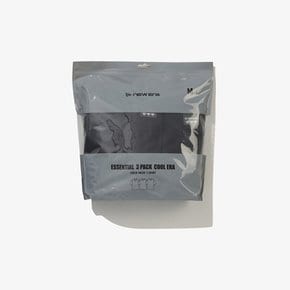 [스타필드 하남] 에센셜 3팩 티셔츠 블랙 / 15383938