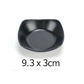 반찬그릇 앞접시 접시 주방접시 PB 사각 1호 9.3x3cm 1p X ( 4매입 )