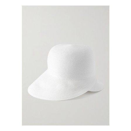 로로피아나 베로니카 스트로 햇 화이트 1647597355700494