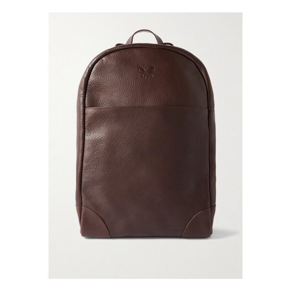 베넷 윈치 로고 디보싱 풀그레인 가죽 백팩 1647597350357386