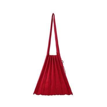 조셉앤스테이시 Lucky Pleats Knit M Barbados Red (0JSM1SH40613F)